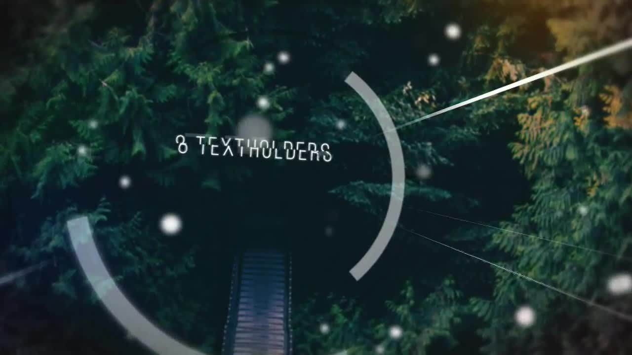 独特创意的科幻幻灯片素材库精选AE模板