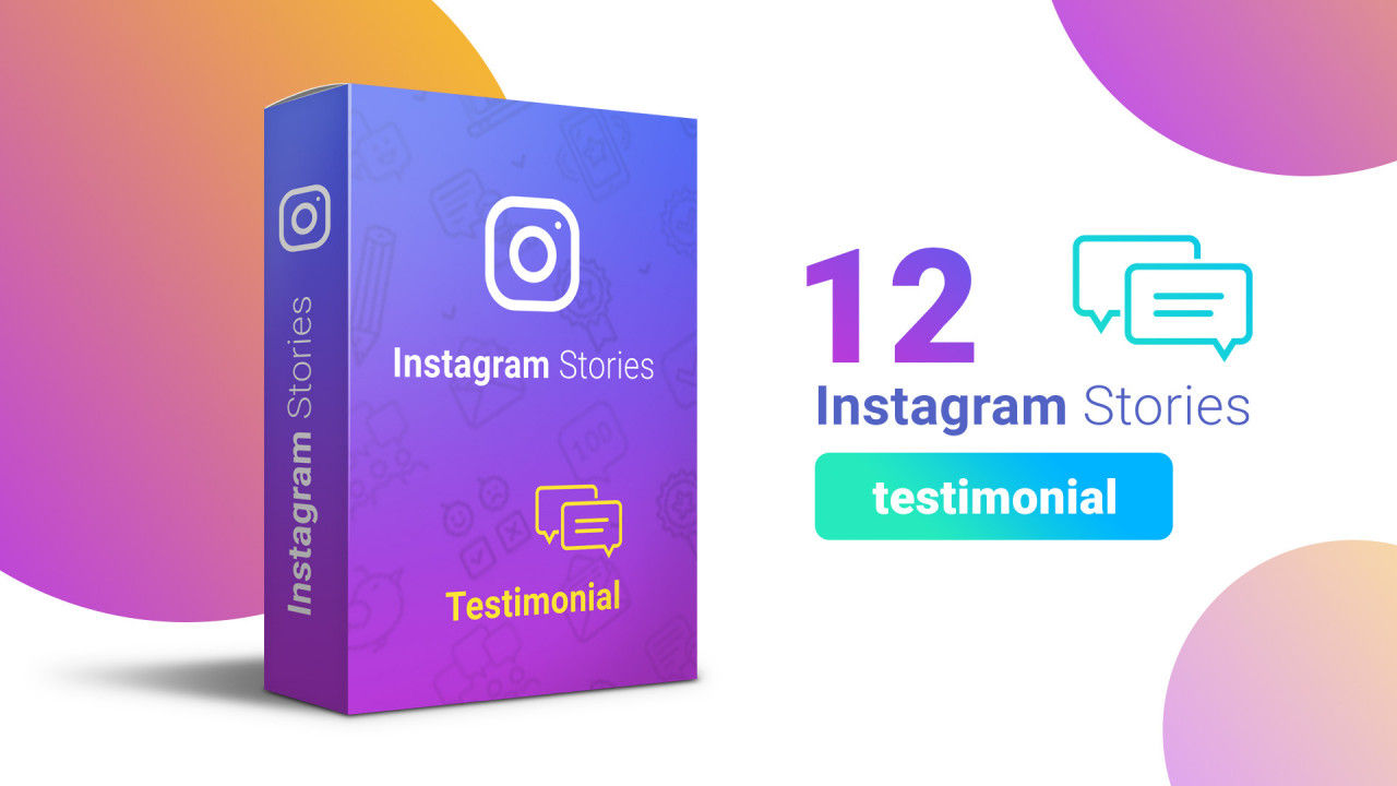 12个动画故事素材库精选AE模板