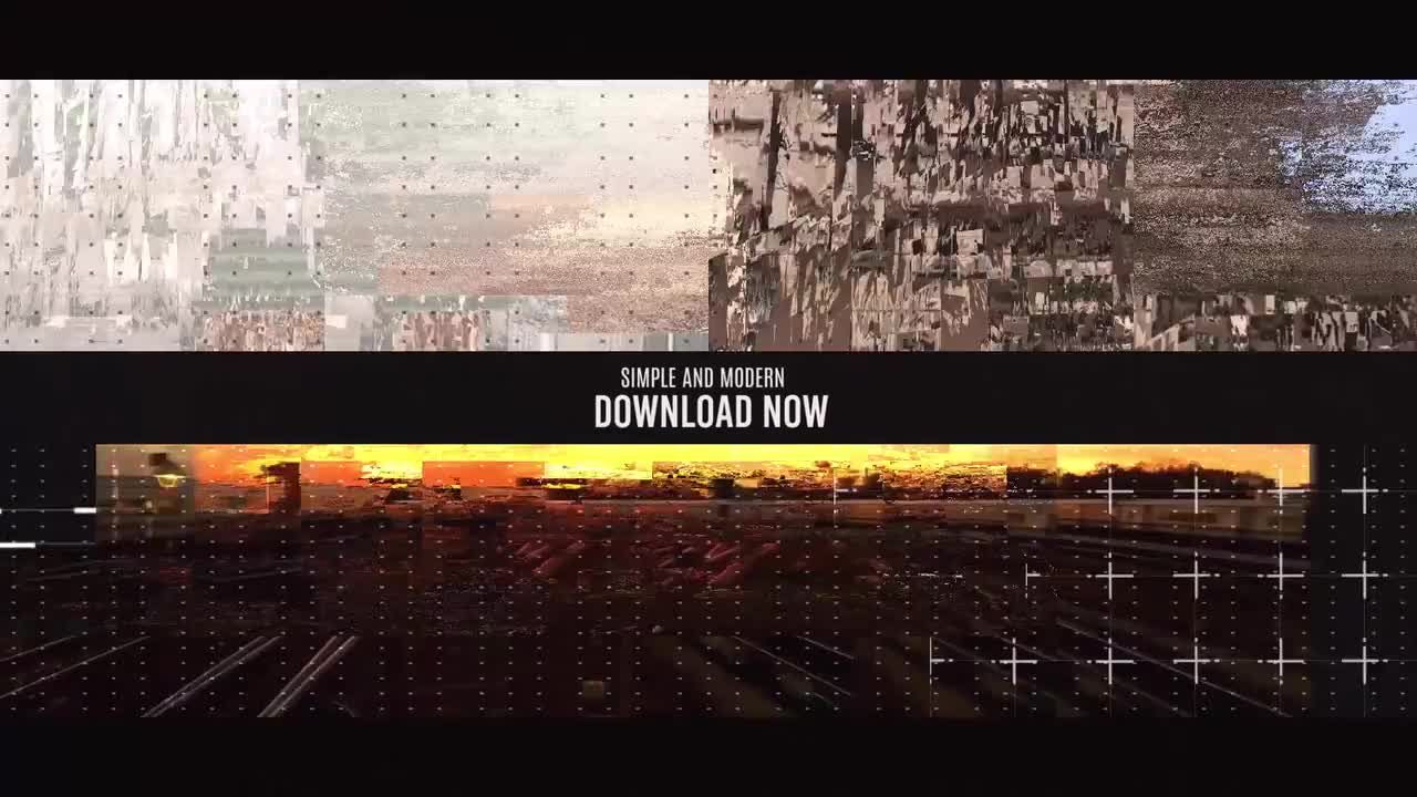 电影故障转场素材库精选AE模板