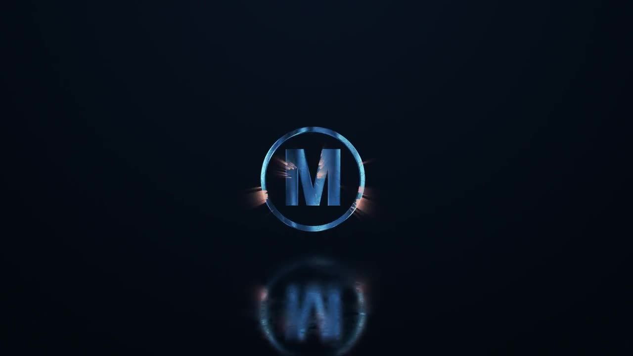 灵活创意的现代闪亮徽标素材库精选AE模板