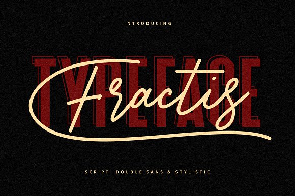 Fractis Typeface Collection Font素材之家精选英文字体