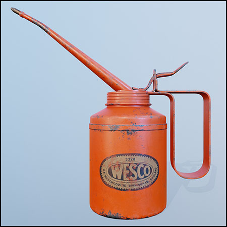 Wesco Oil Can 油壶油罐素材之家精选3D模型