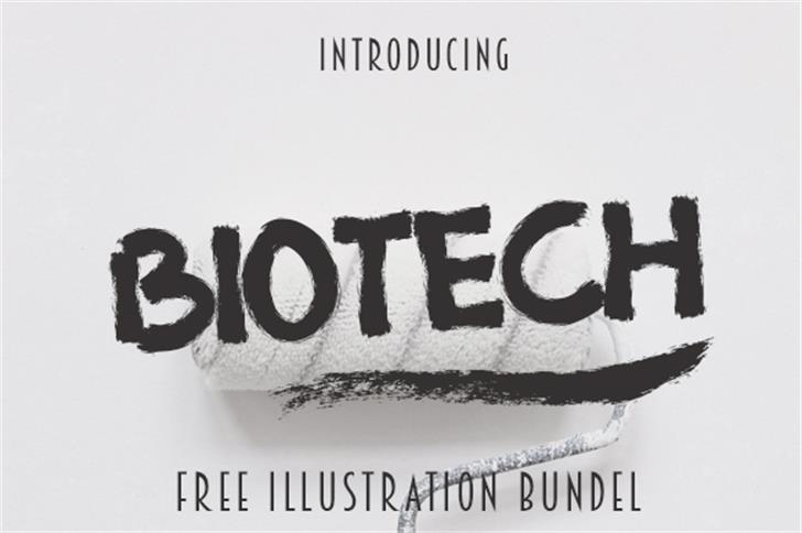 BIOTECH font插图