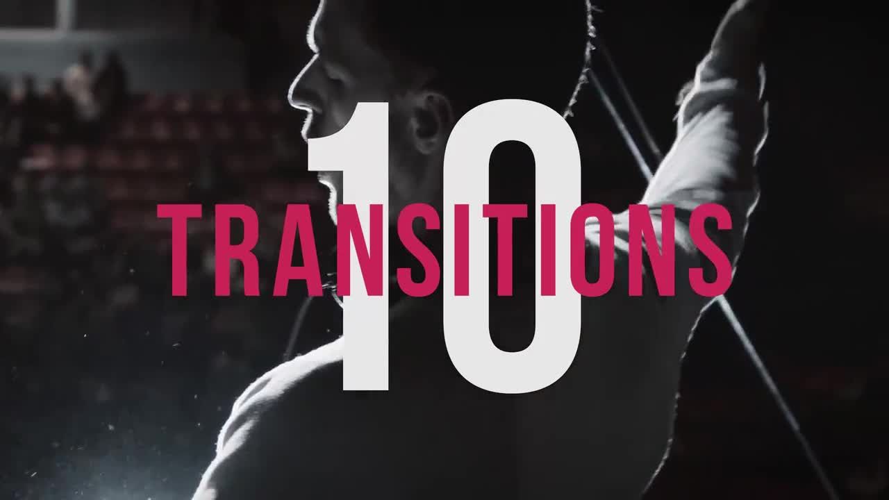 10个超现代的动态动画过渡效果Pr模板