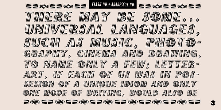 Flash ND Font插图3
