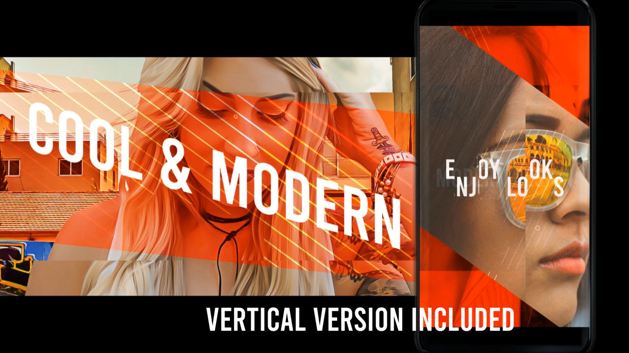 时尚文本动画转场素材库精选AE模板