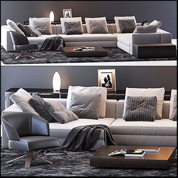 沙发和扶手椅素材之家精选3D模型