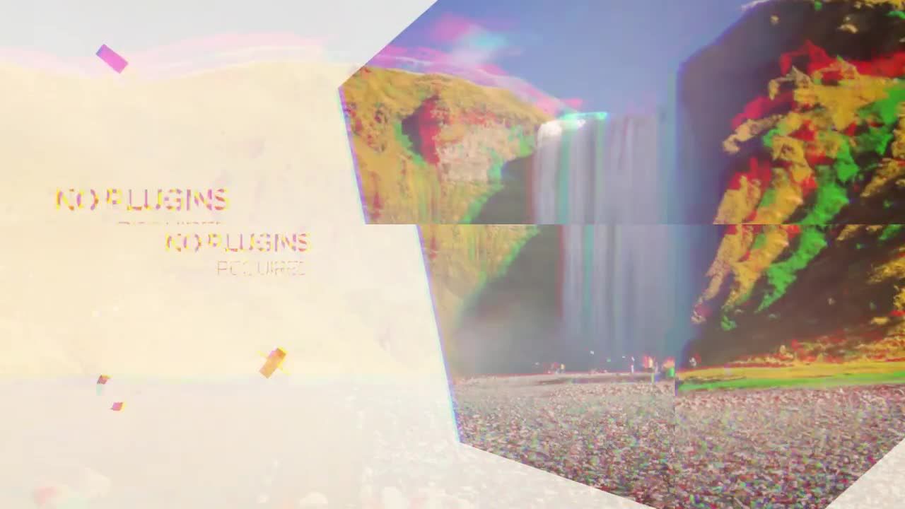 几何形状效果优雅幻灯片素材库精选PR模板