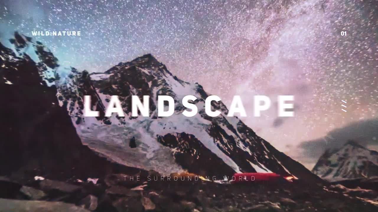 简短的徽标展示素材库精选AE模板