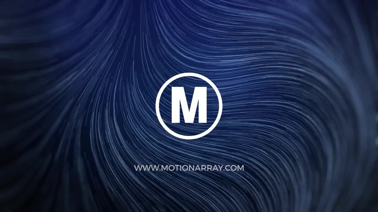 优雅的线条标志显示素材库推荐PR模板