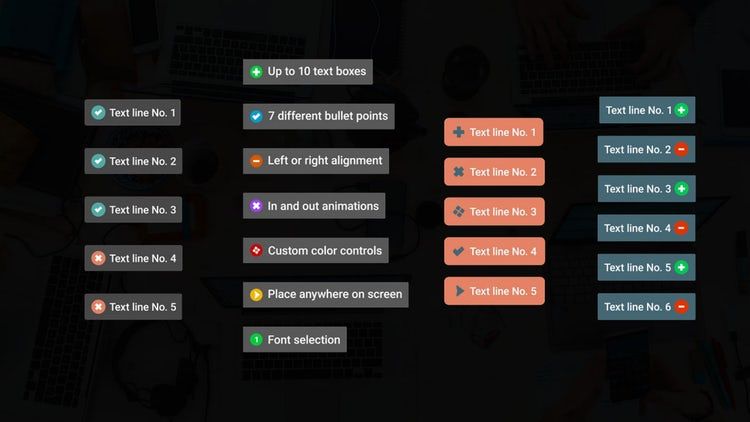 功能强大的待办事项列表素材库精选AE模板