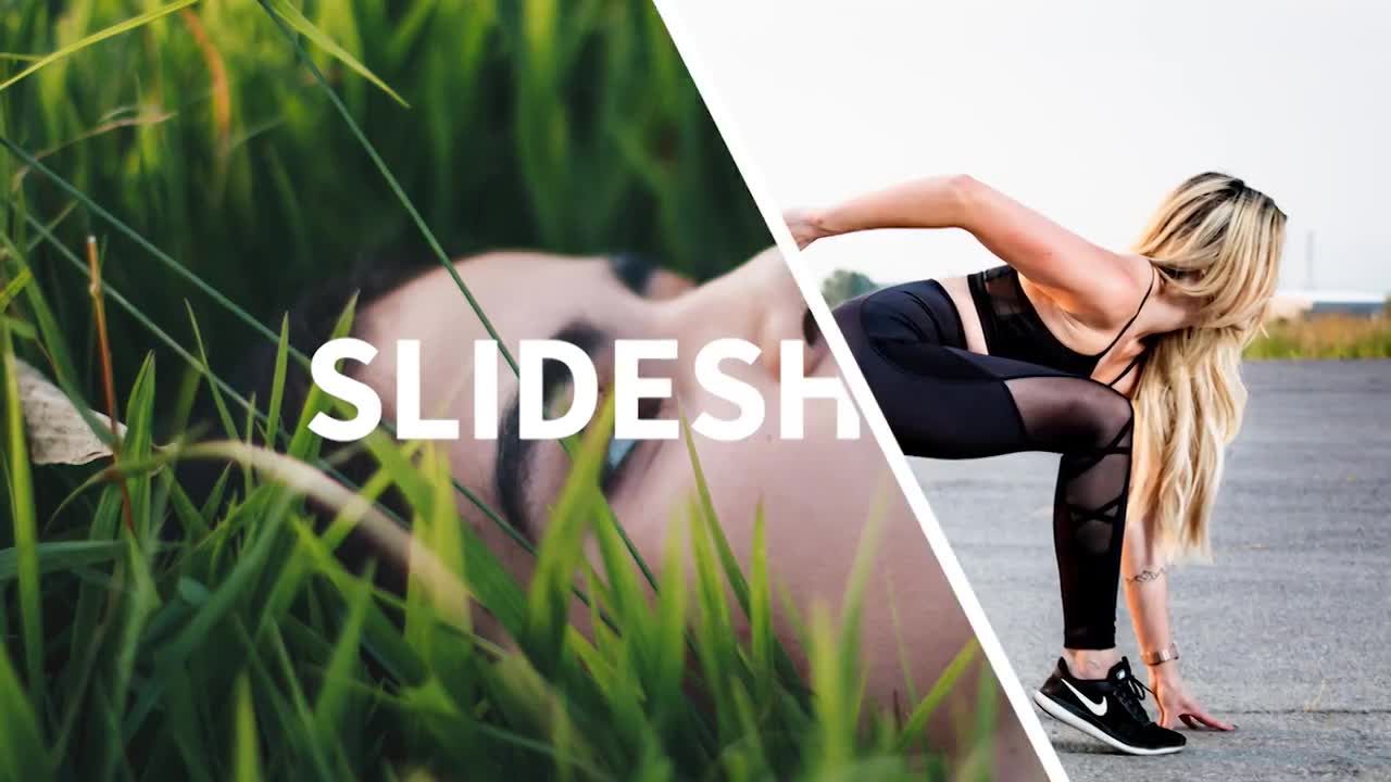 清爽风格动态动画幻灯片素材库精选PR模板