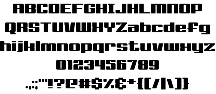 Big Old Boldy font插图1 Big Old Boldy font插图1