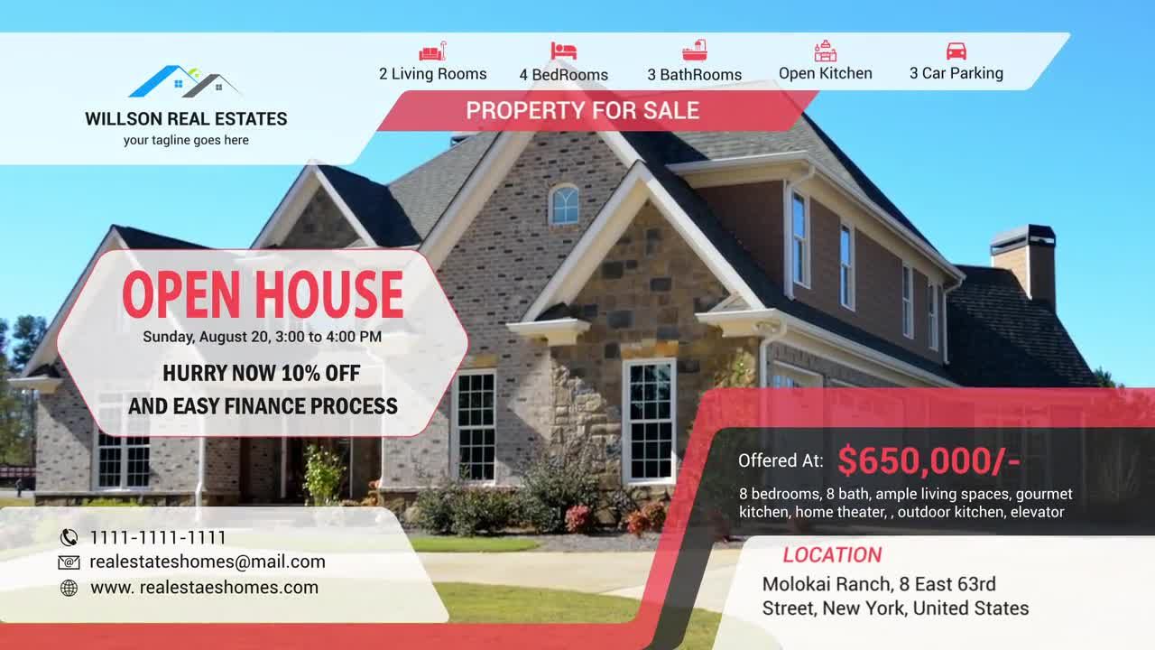 专业设计房地产促销素材库精选AE模板