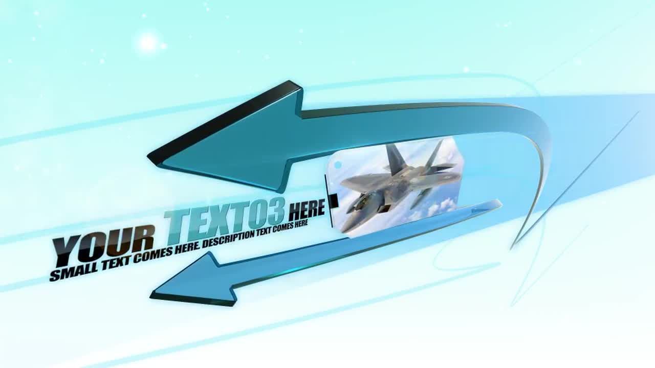 超现代设计箭头动态动画素材库精选AE模板