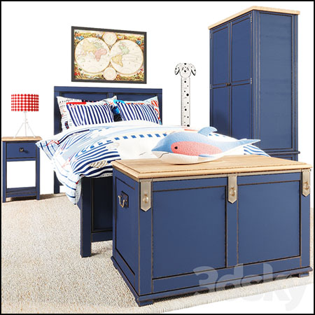 Jules Verne 家具床和衣柜素材之家精选3D模型