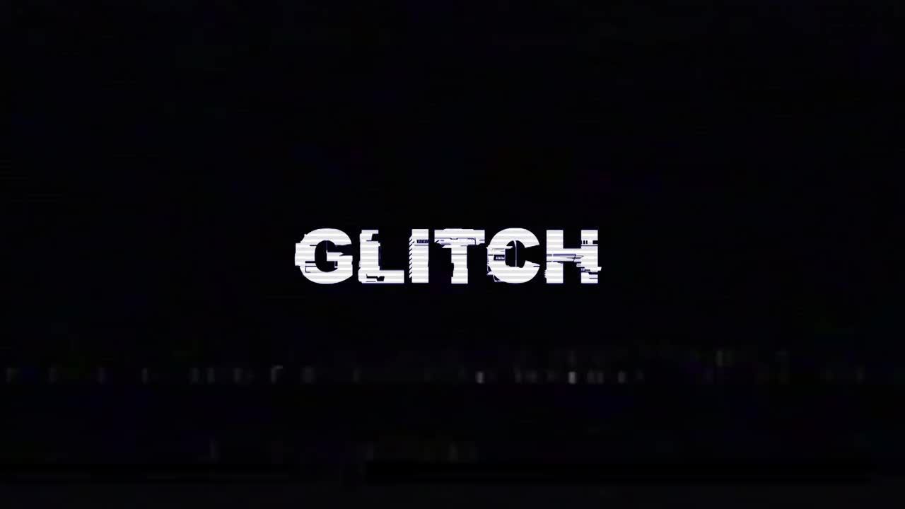 信号损坏效果动画素材库推荐PR模板