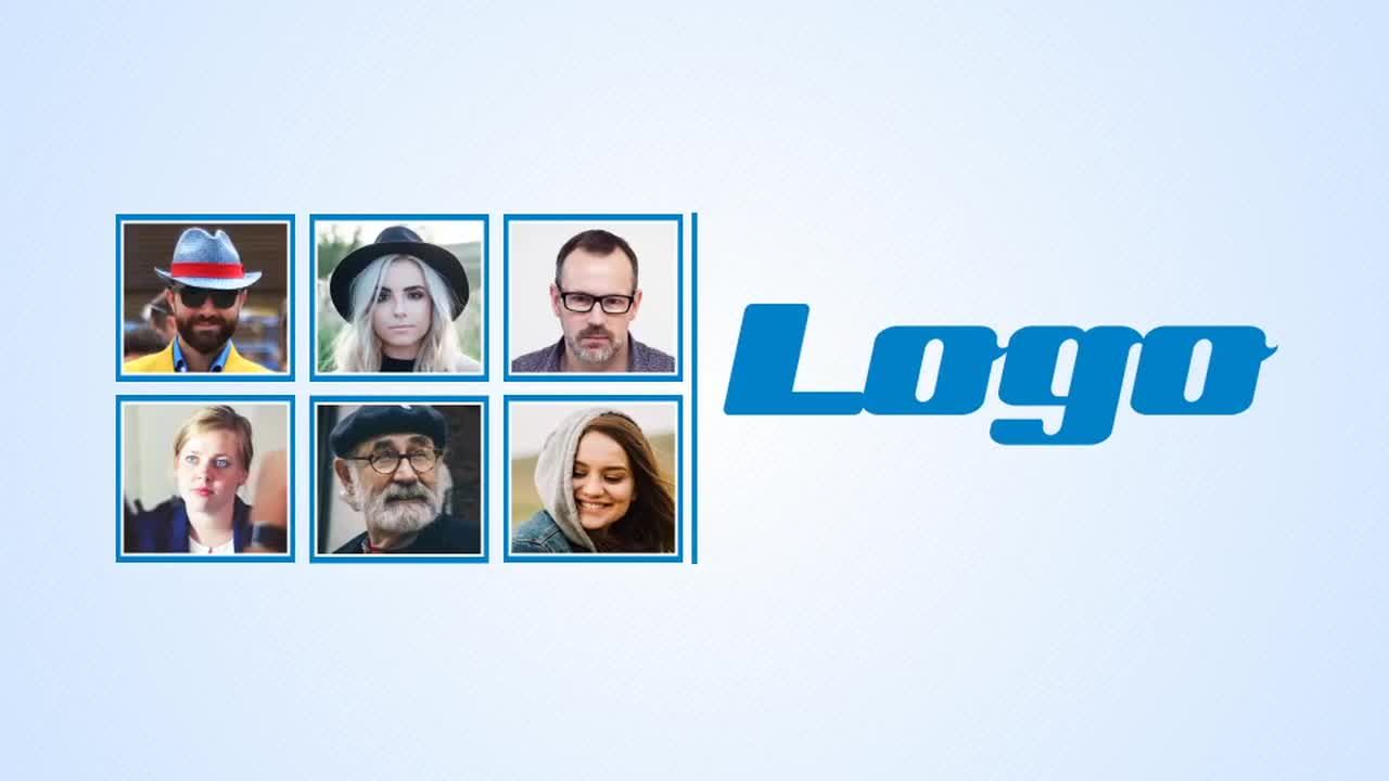 优雅的多照片标志开启器素材库精选AE模板