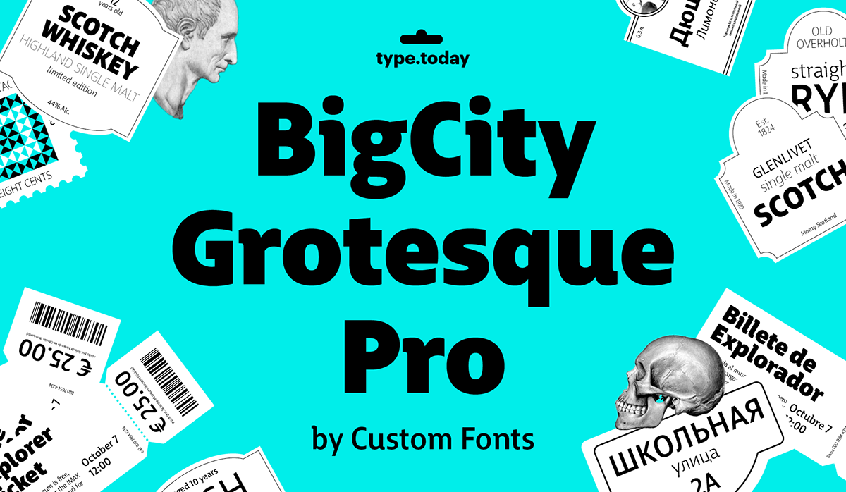 BigCity Grotesque Pro Font Family素材之家精选英文字体