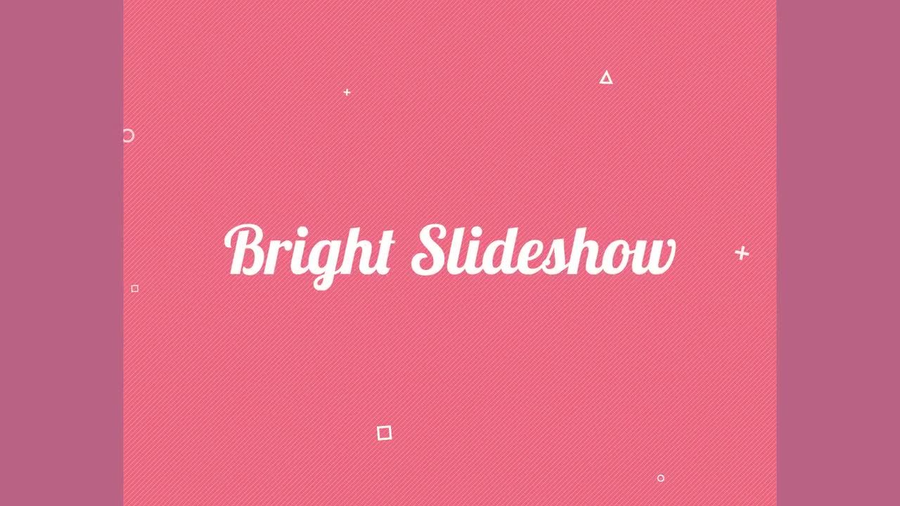 优雅干净的企业图片文本动态展示素材库精选PR模板