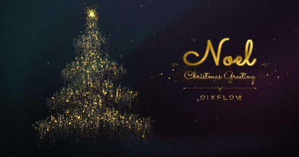 圣诞节主题风格片头特效素材库精选AE模板 Christmas