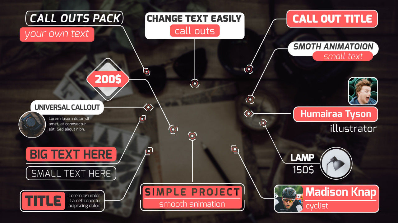 现代的呼出标题素材库精选AE模板