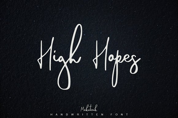 High Hopes Font素材之家精选英文字体