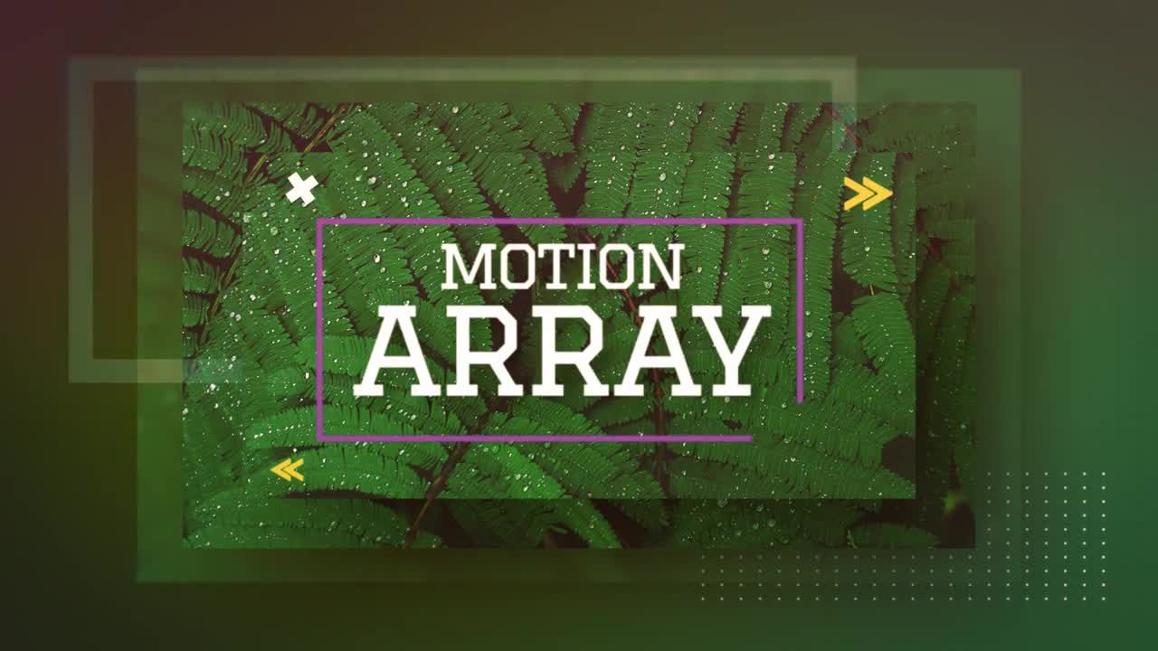 设计精美照片展示素材库精选AE模板