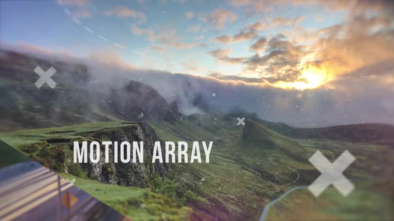 电影效果照片幻灯片素材库精选AE模板