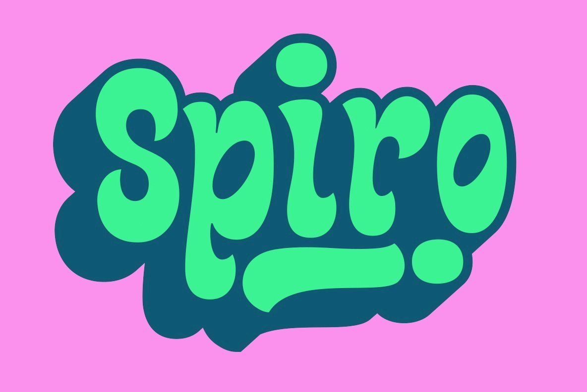 Spiro Font Family素材之家精选英文字体