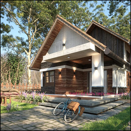 现代欧式公寓室外场景素材之家精选3D模型By TranHoangVietAnh