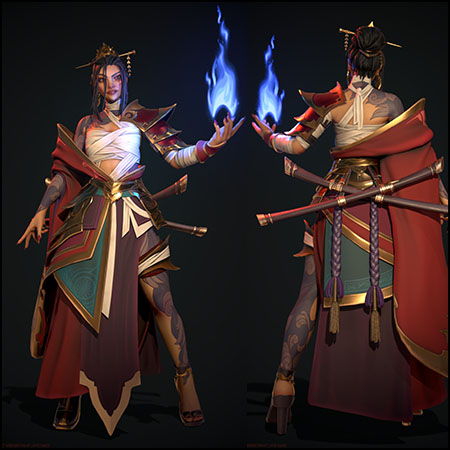 降世神通：最后的气宗Azula动漫角色素材之家精选3D模型