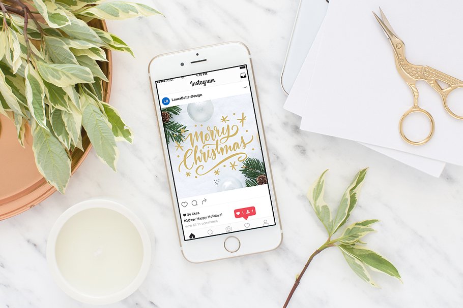 常用实用社交媒体海报文本图层 Lettering Overlays for Businesses插图(5)