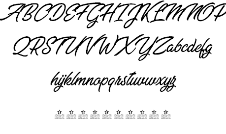 Zabritzkyes Personal Use font插图1 Zabritzkyes Personal Use font插图1