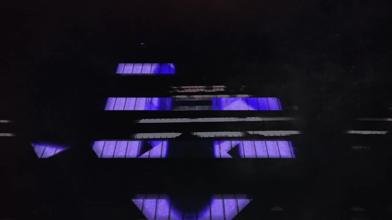 快速画面故障干扰logo动画素材库精选AE模板