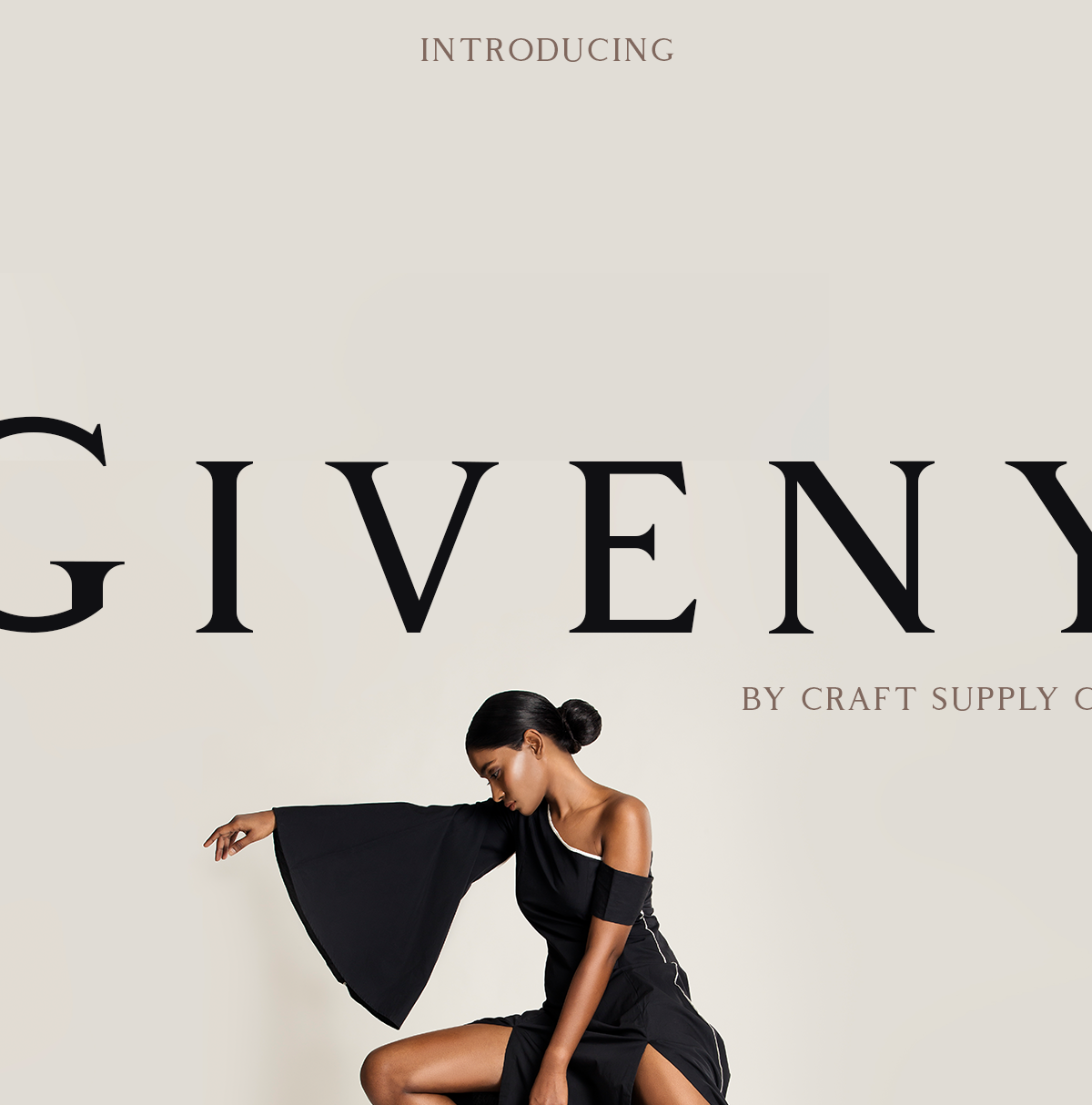 Giveny Typeface素材之家精选英文字体