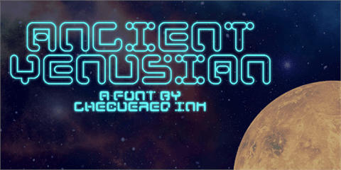 Ancient Venusian font素材之家精选英文字体