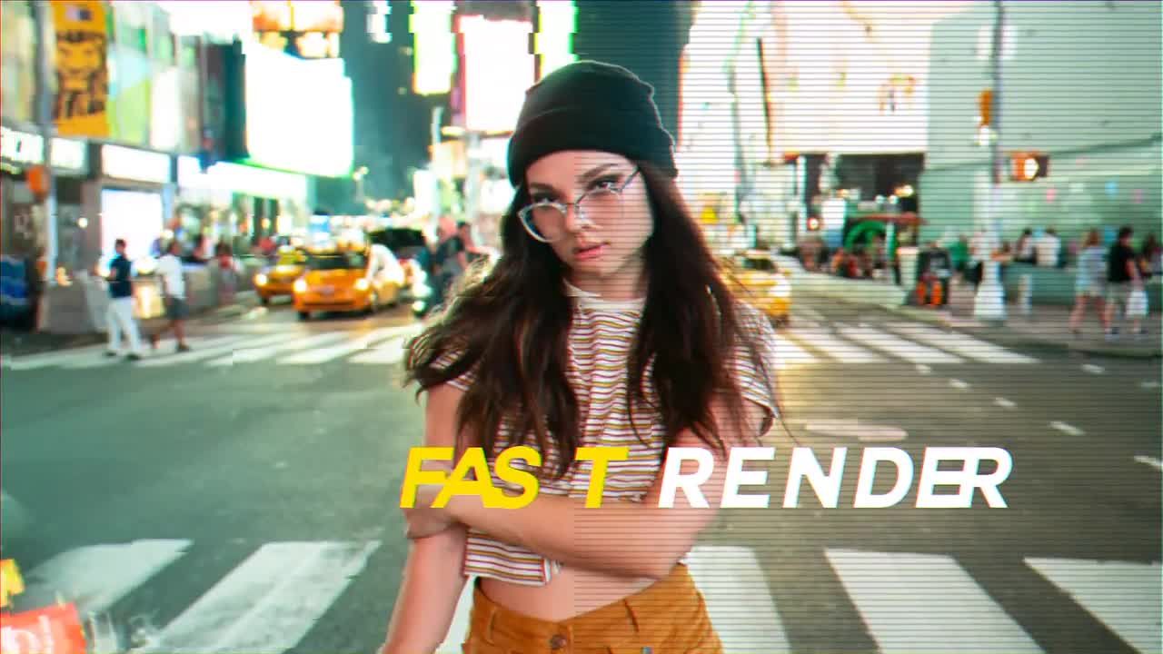 现代时尚图片文本动画过渡素材库精选AE模板