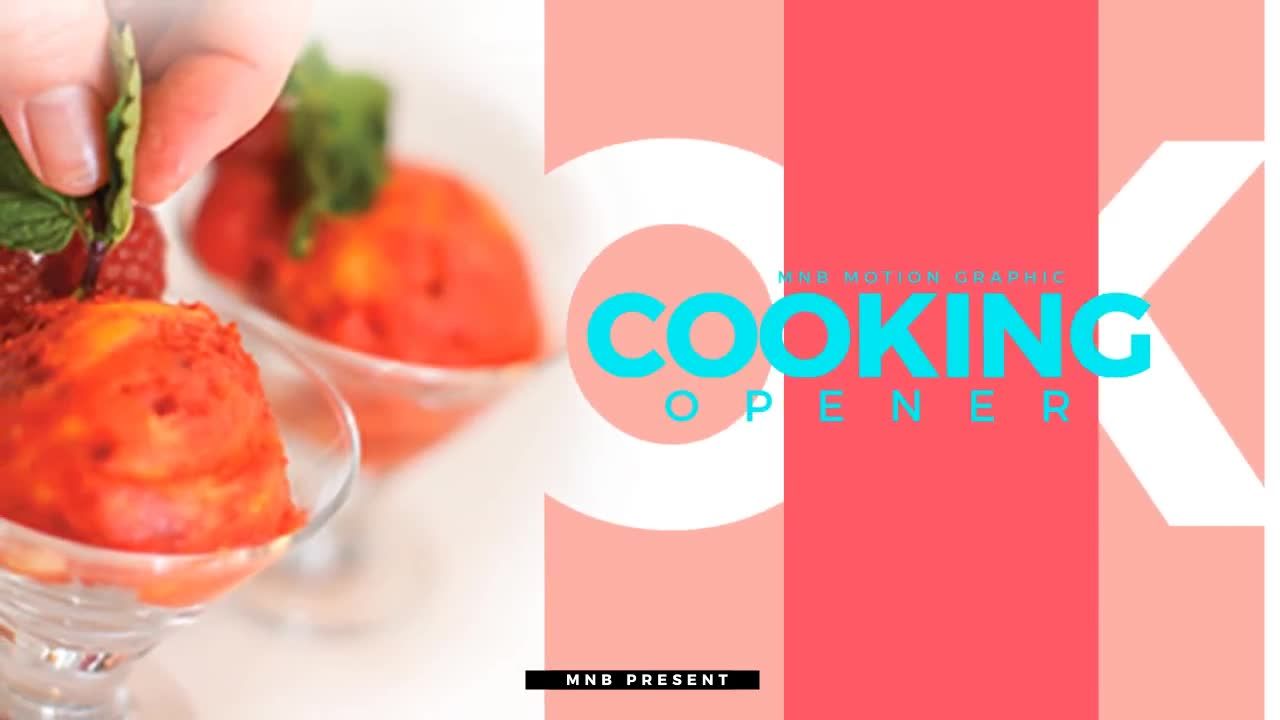 时尚新颖流畅的餐厅宣传素材库精选AE模板