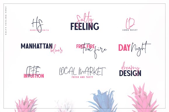 Salty Feeling Font插图5