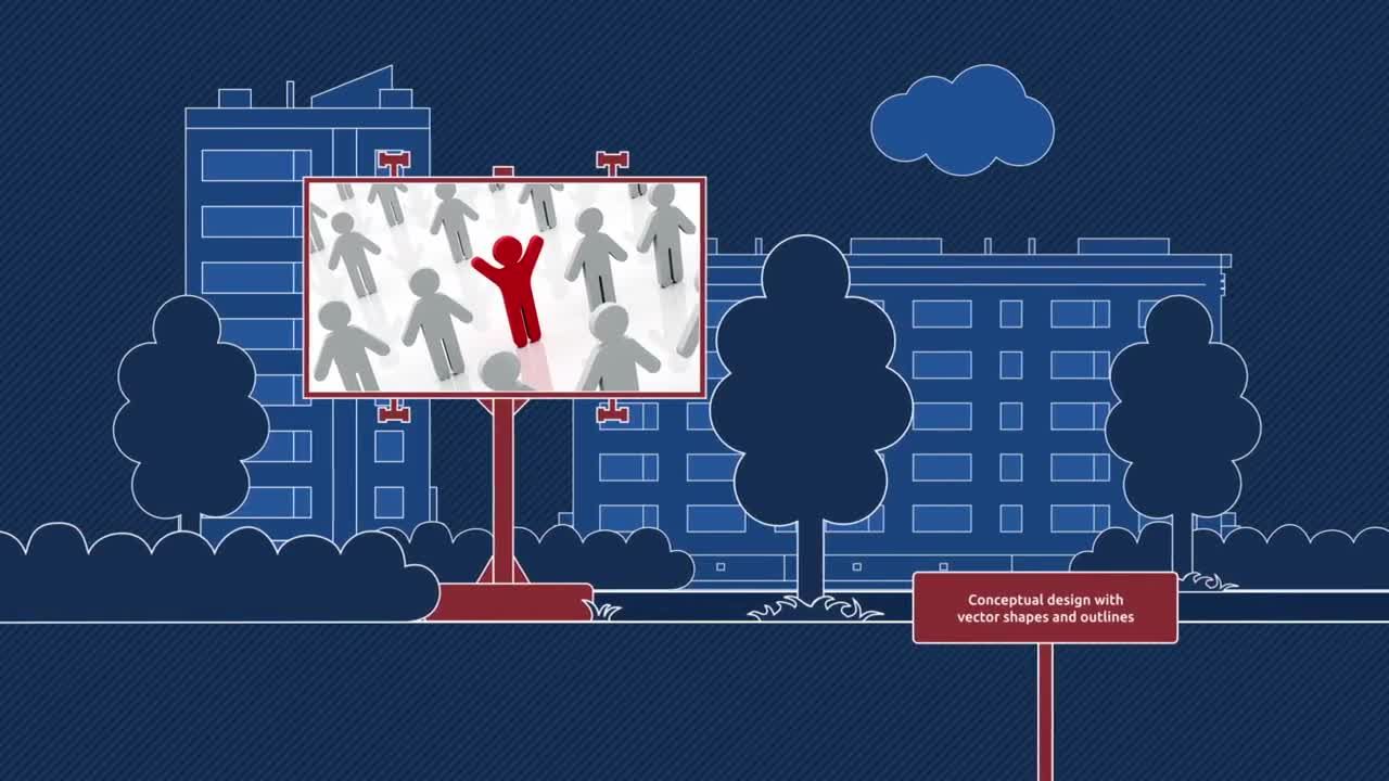 房地产广告牌素材库精选AE模板