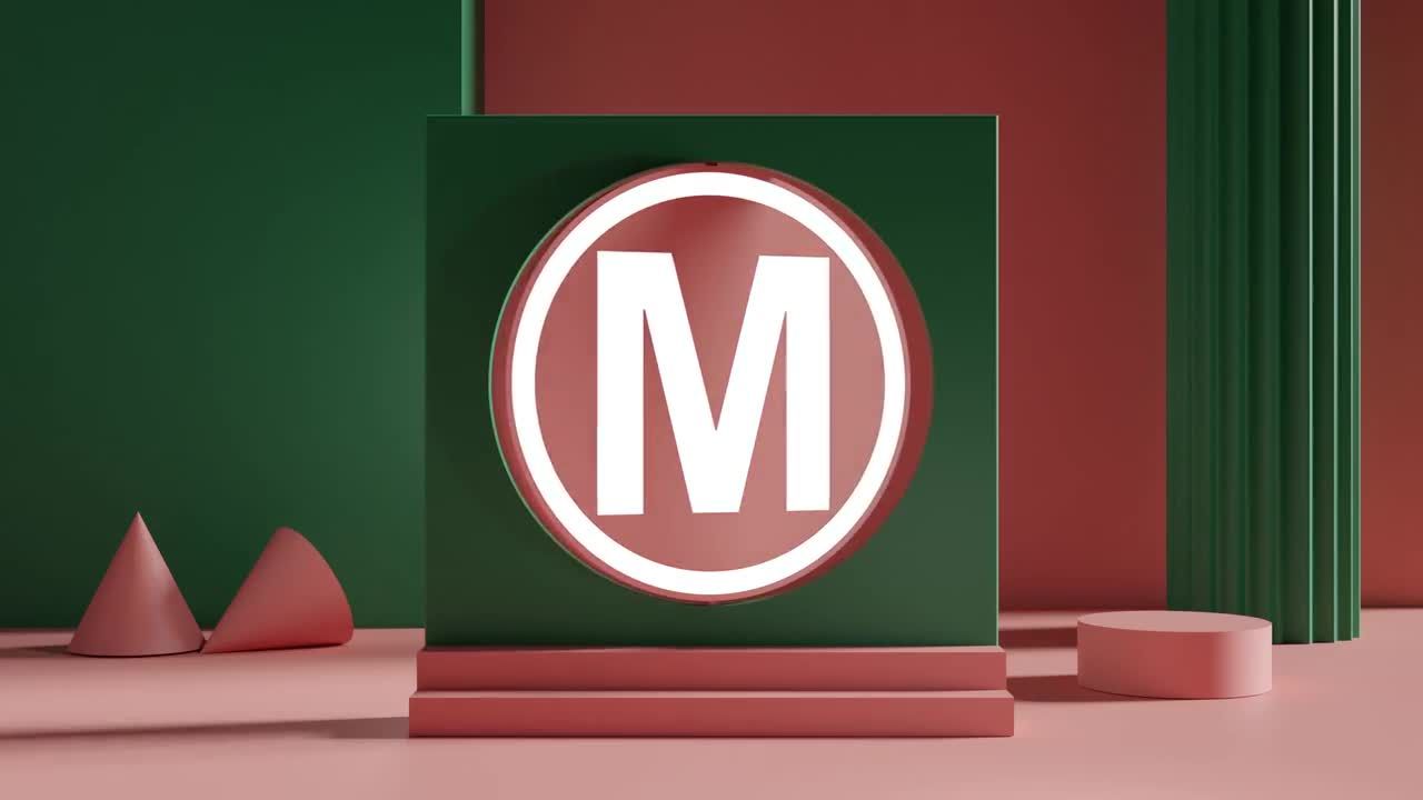 徽标显示和循环动画素材库精选AE模板