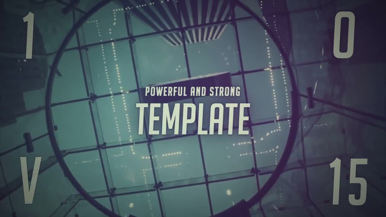 都市风格短毛刺开场Ae模板