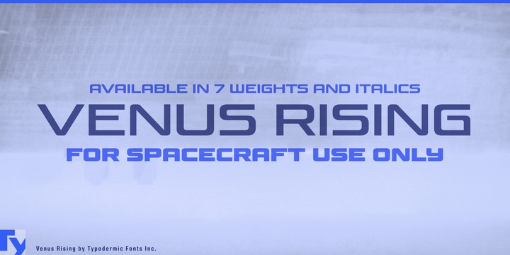 Venus Rising Font Family素材之家精选英文字体