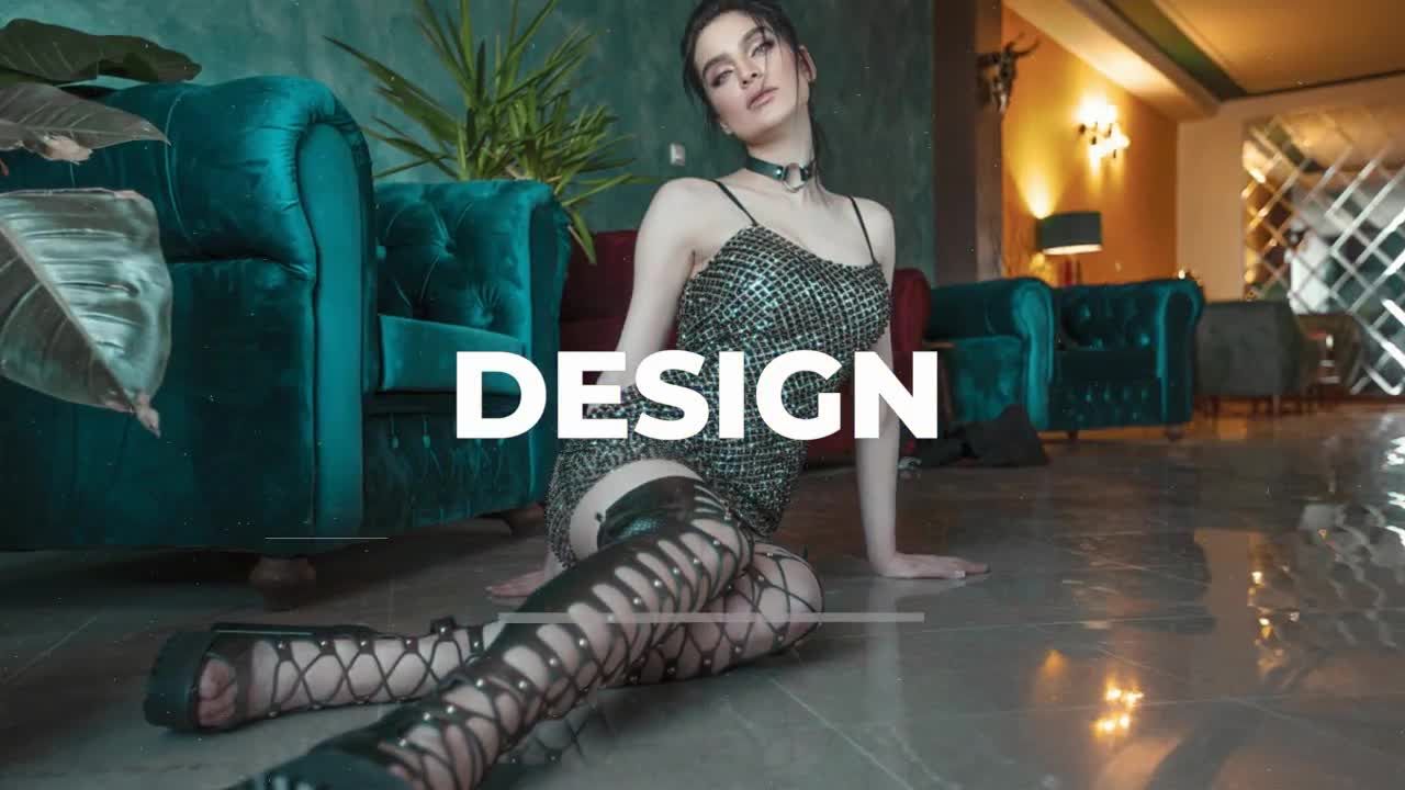 时尚故障启动器照片显示素材库精选AE模板