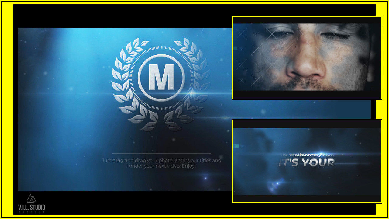 电影运动预告片素材库推荐PR模板