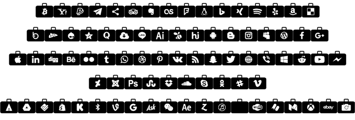 Social Media Series font插图2