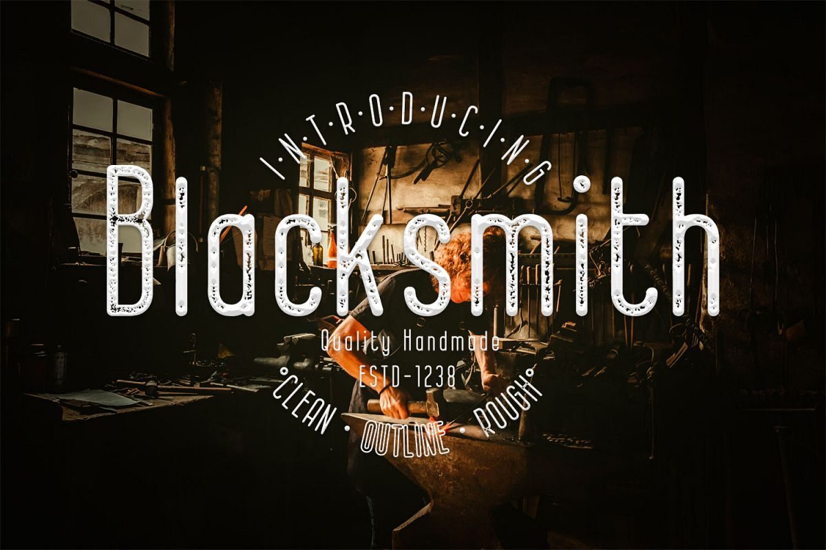 Blacksmith Other Font素材之家精选英文字体