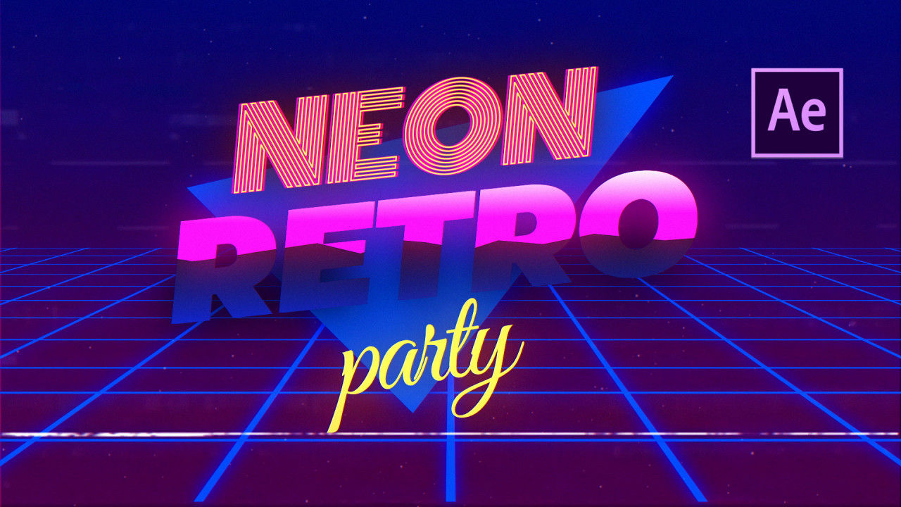 80年代经典动态幻灯片素材库精选AE模板