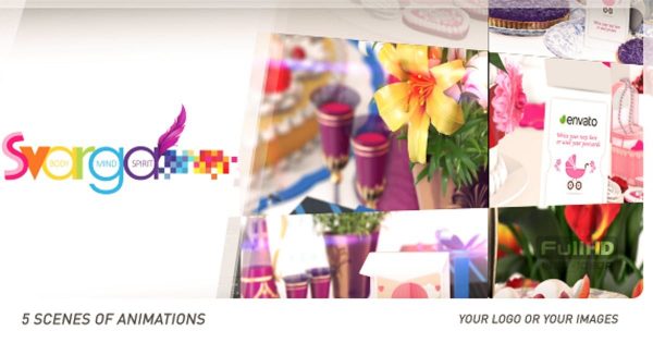 明信片/邀请函logo演示素材库精选AE模板 Postcards Logo Pack